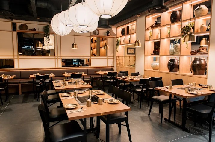 Intérieur du Hanuri Korean Grill